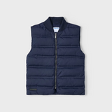 Boy Lightweight Quilted Vest - Navy Blue