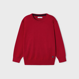 Boy's Red Knit Sweater