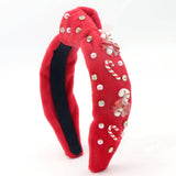 Candy Cane Lane Red Knot Headband