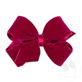 Small Velvet Basic Bow