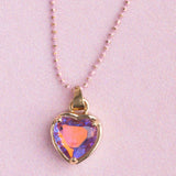 Boutique Chic Lilac Love Necklace