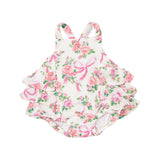 Coquette Bows Ruffle Sunsuit