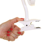 Deluxe Caged Clip on Fan - White