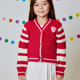Black Cherry Heart Cardigan