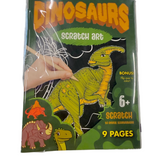 Scratch Art Cards - Dinosaurs