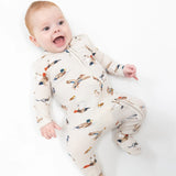 Ducks 2 Way Zipper Footie