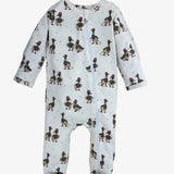 Modal Zipper Footie Pajama | Duck The Halls