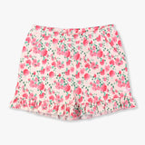 English Roses Knit Ruffle Trim Shorts