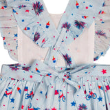 Blue Patriotic Penny Dress