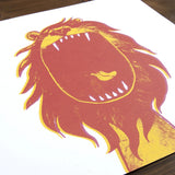 Lion Art Poster