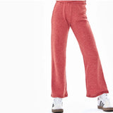 Wide Legs Knit Pants | Brick