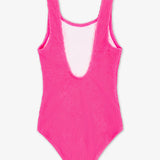 Addison - Square Neck One Piece Swimsuit with Crinkle Texture Fabric