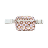 Mini Belt Bag - Checker in Retro Daisy