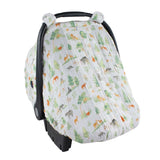 Forest Friends Classic Muslin Car Seat Cover