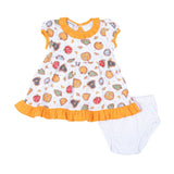 Gobble, Gobble Cookies Print Dress