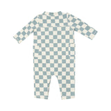 Checkerboard Gray Mist - Uni Romper