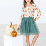 Harvest Florals L/S Tutu Dress