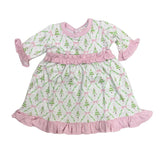 Doll Dress: Holly Night Pima Gown