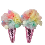 Ice Cream Cone Hair Clips