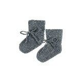 Knit Booties | Indigo