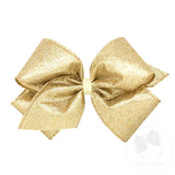 Champagne Party Glitter Girls Hair Bow