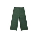 Knit Wide Leg Pant || Green