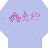 L/S Light Purple Princess Trio Tshirt