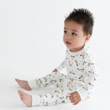 Mallard Pond Green Long Pajamas