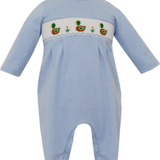 Mallard Duck Blue Stripe Long Footie