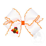 Moonstitch Embroidered Turkey Bow