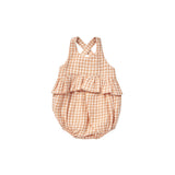 Penny Romper | Melon Gingham