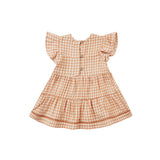 Lily Dress | Melon Gingham