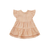 Lily Dress | Melon Gingham