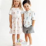Boys Party Pups S/S Polo