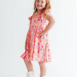 Spooktacular Flutter Sleeve Twirl Dress