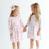 Here for the Candy 3/4 Sleeve Pocket Twirl Dress