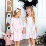 Here for the Candy 3/4 Sleeve Pocket Twirl Dress