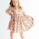 Fall Harvest L/S Pocket Twirl Dress
