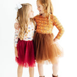Hello Fall L/S Tutu Dress