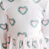 Christmas Charm L/S Ruffle Hem Twirl Dress