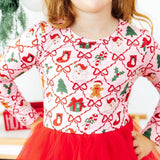 Deck the Halls L/S Tutu Dress