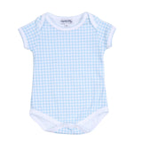 Baby Checks Bodysuit - Blue