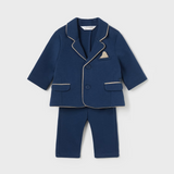 Navy Cotton Suit Set