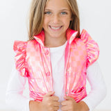 Neon Pink Puffer Vest