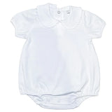 Scalloped Collard Bubble - White