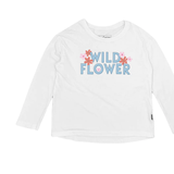 Wild Flower L/S Tee - White