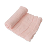 Deluxe Cotton Muslin Swaddle - Blush