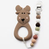 Moose Teether & Clip