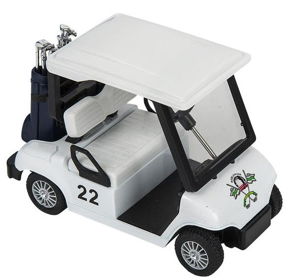 Die Cast Pull Back Golf Cart, stocking stuffer kids toys boy