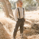 Nora lee rylee cru formal wear suspender pant, family picture black pants